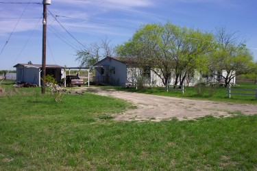 SouthEast view of the house.