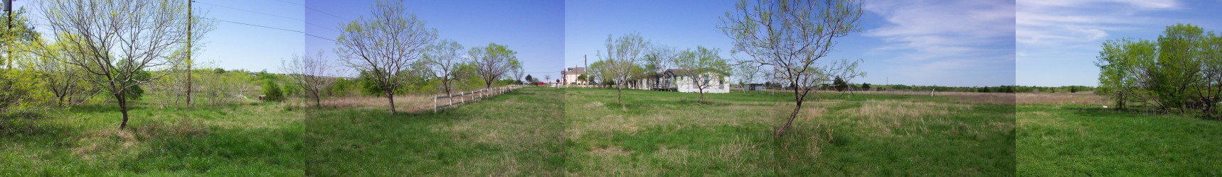 Northern panoramic view from the South center.