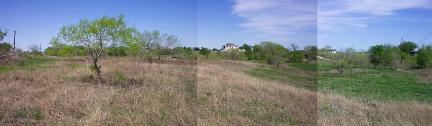 NorthEast panoramic view from the SouthWest corner.